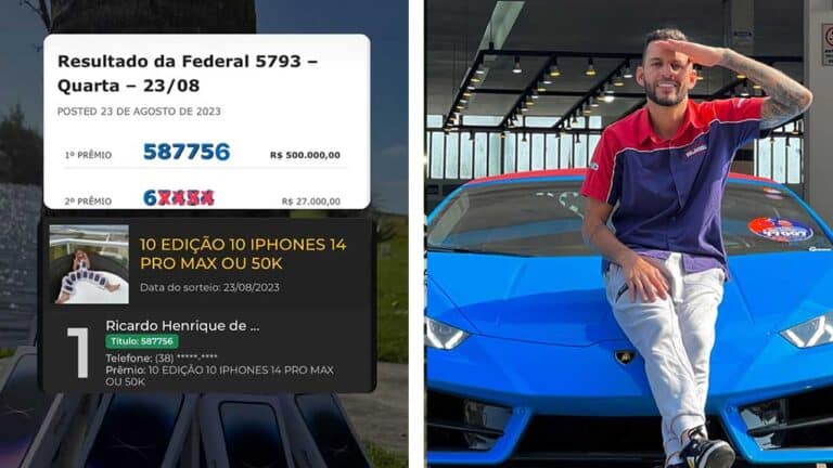 Pinheirense tira a sorte grande e ganha prêmio de R$ 50 mil em rifa promovida por digital influencer
