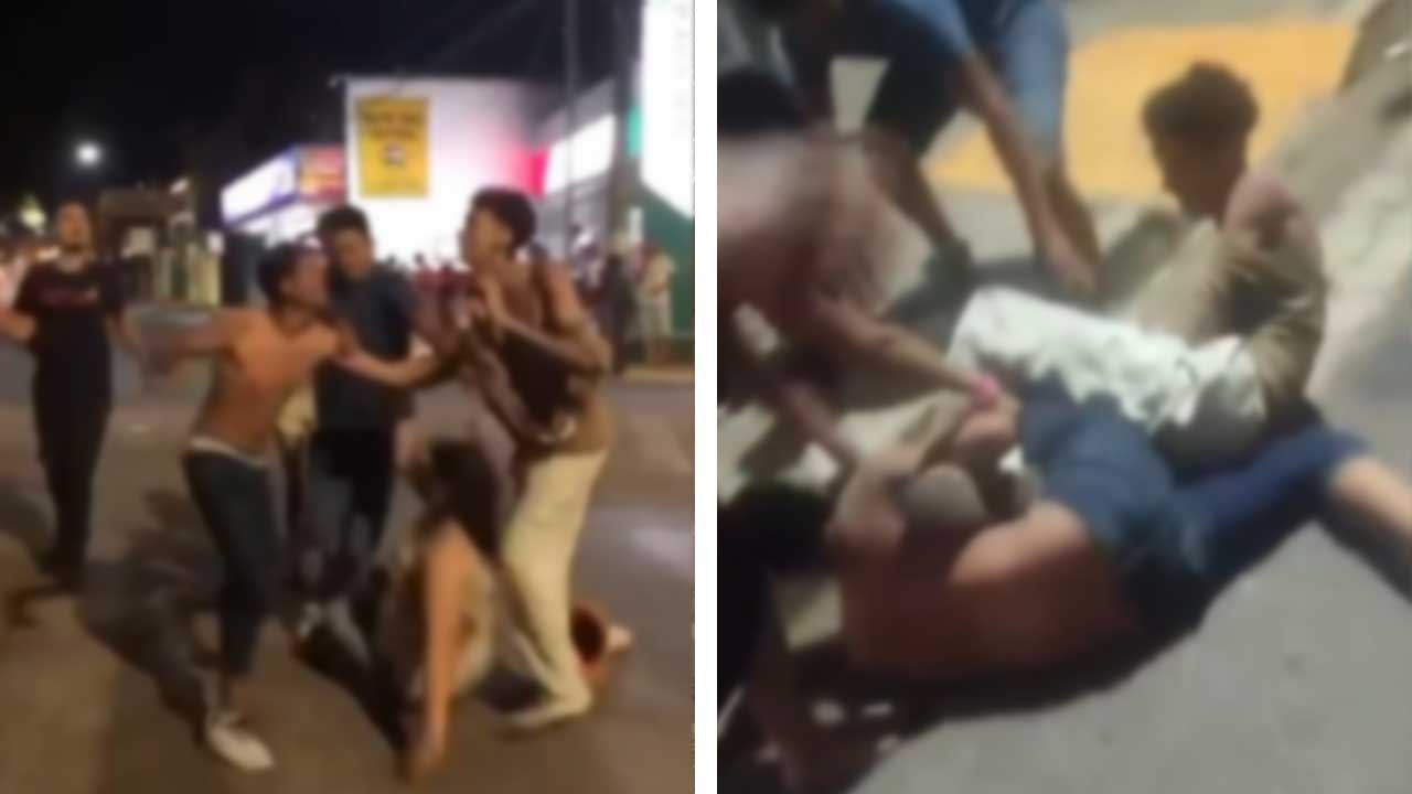 Jovens trocam socos no Centro de João Pinheiro por suposta dívida; briga foi filmada por populares