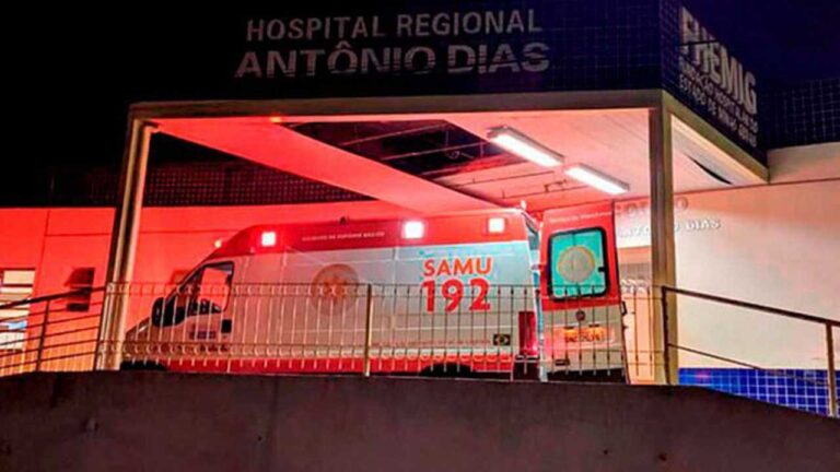 Homem tem lábio dilacerado ao ser atacado por dois cachorros Pit Bull em Patos de Minas
