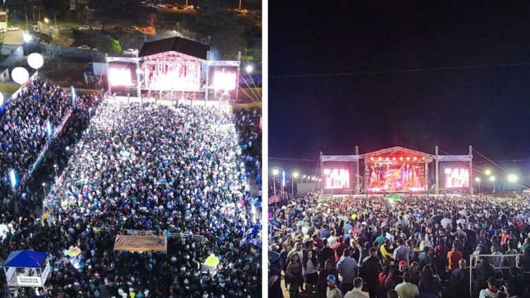 Festa da cidade supera expectativas e atrai milhares de pessoas para show de Leonardo