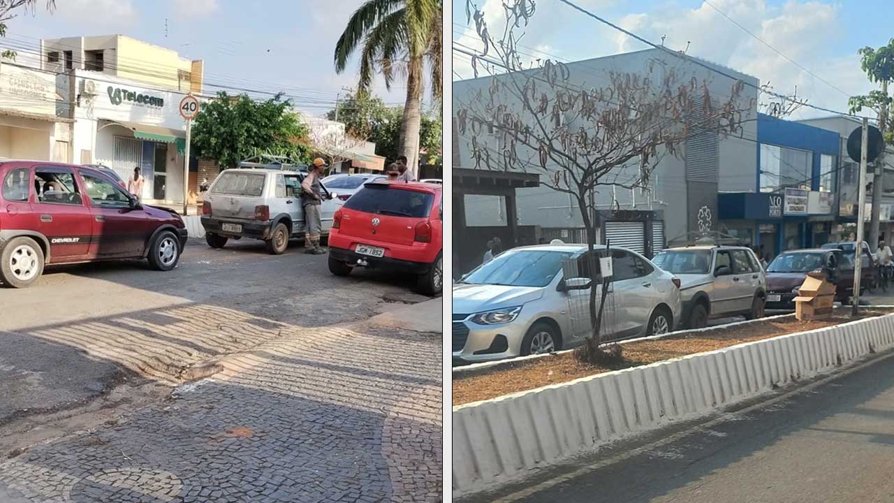 Acidente envolvendo três veículos é registrado no Centro de João Pinheiro
