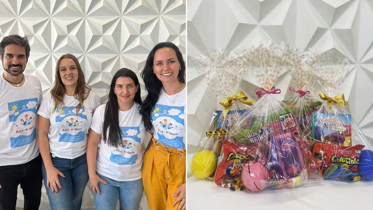 Mundo da Alegria: sua solidariedade transformada em kits para doação a crianças carentes de João Pinheiro