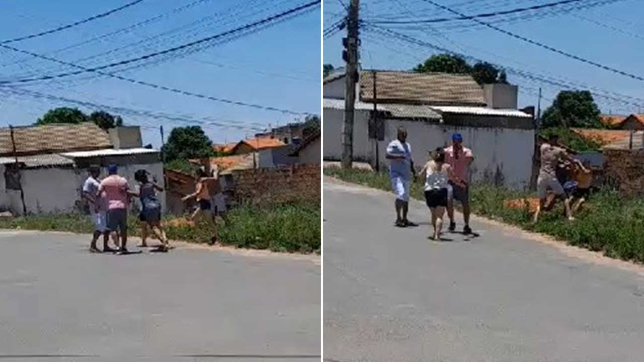 Polícia Militar conduz cinco mulheres envolvidas em briga generalizada no Santa Cruz, em João Pinheiro