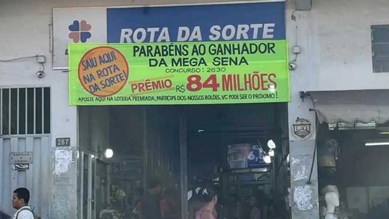 Mega-Sena: ganhador de R$ 84 milhões em Santa Luzia aparece após dois meses