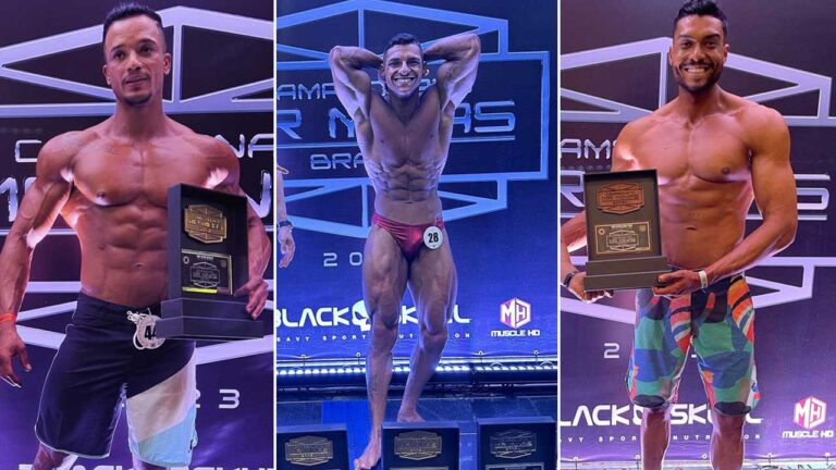 João Pinheiro ganha destaque com três pódios no Campeonato de Fisiculturismo MR Minas Brasil em BH