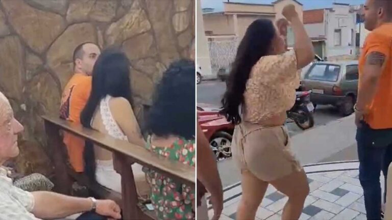 Homem leva amante para a missa, é pego no flagra por cunhado e apanha da esposa em Minas Gerais