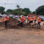 Obra do novo quartel da Polícia Militar recebe reforço dos Legendários de João Pinheiro