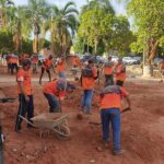 Obra do novo quartel da Polícia Militar recebe reforço dos Legendários de João Pinheiro