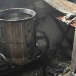 Incêndio deixa parte da cozinha de confeitaria destruída no Centro de João Pinheiro