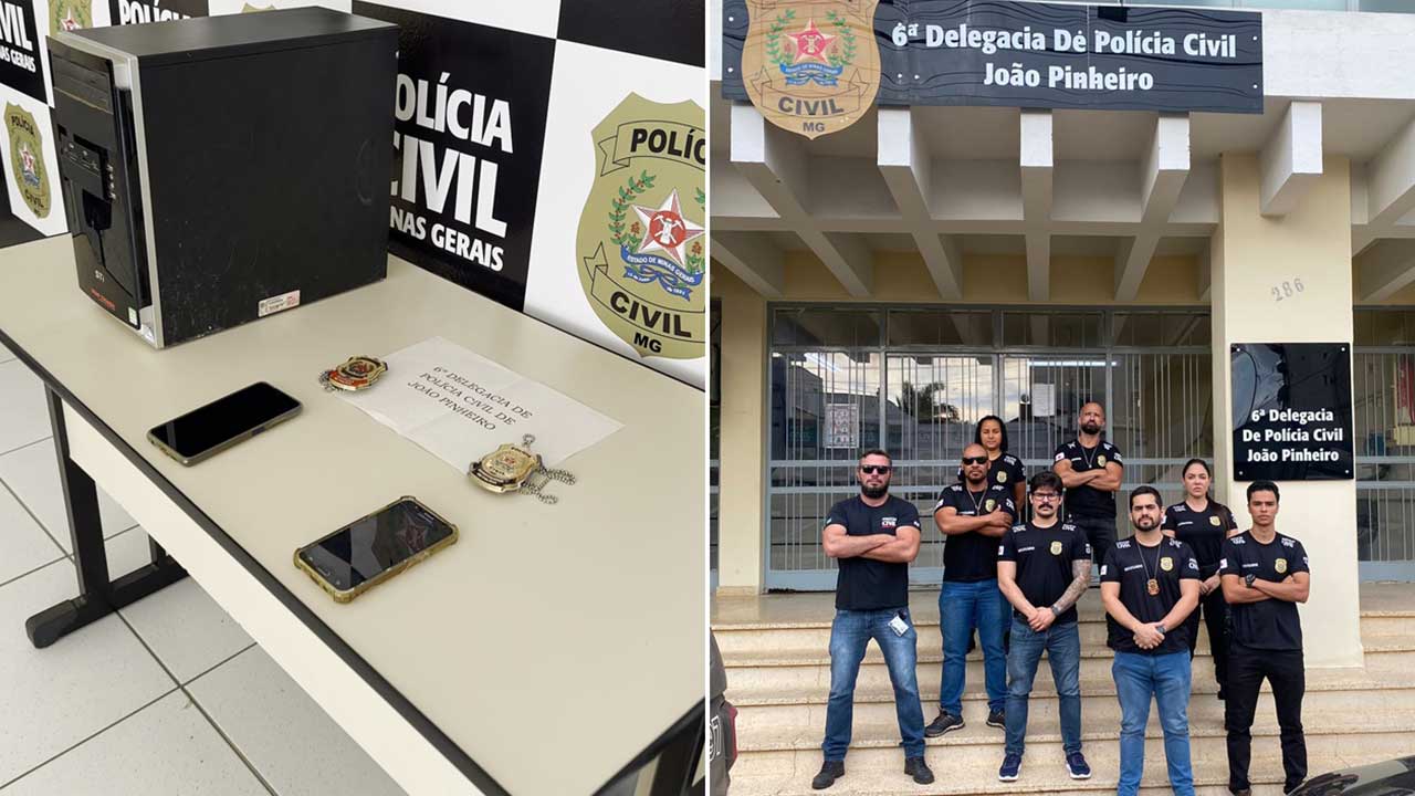 Operação da Polícia Civil contra pedofilia apreendeu quantidade significativa de conteúdo ilícito em João Pinheiro