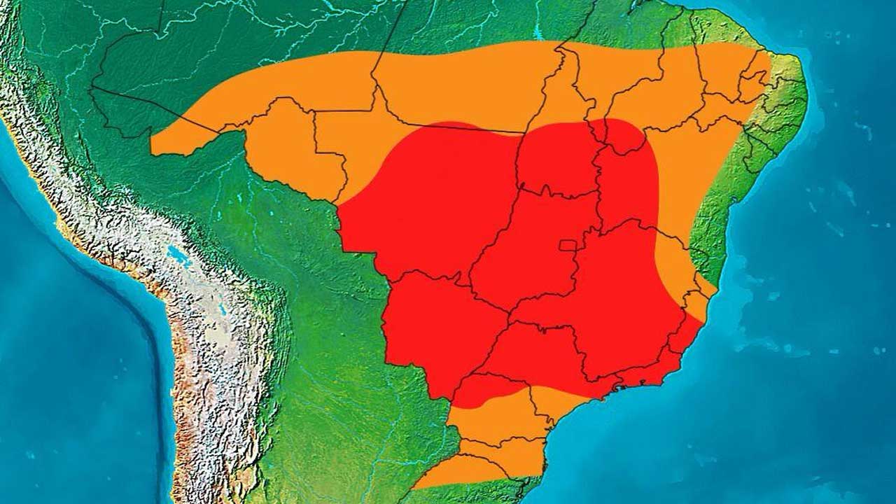 Calor intenso: oito estados brasileiros preveem temperaturas acima dos 40°C