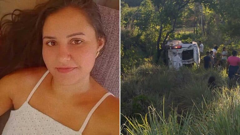 Micro-ônibus que saiu de Riachinho com candidatos de concurso capota na BR-251, em Unaí; uma pessoa morreu