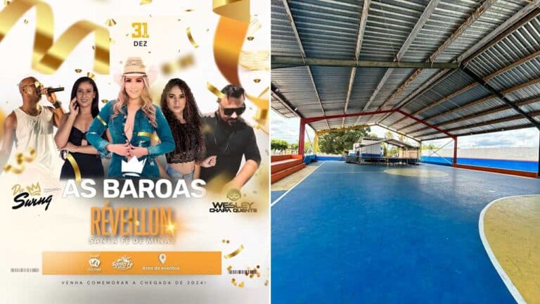 Prefeitura de Santa Fé de Minas promove virada do ano com festa gratuita para os cidadãos