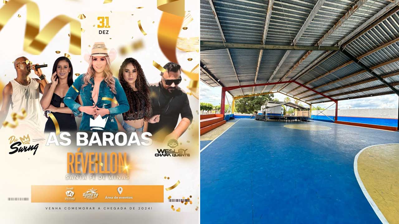 Prefeitura de Santa Fé de Minas promove virada do ano com festa gratuita para os cidadãos