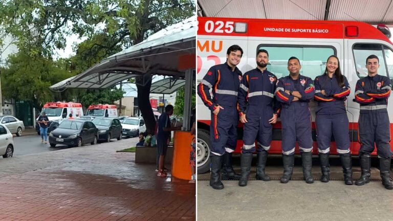 Ação rápida do SAMU salva vida de morador de rua que sofreu parada cardíaca em João Pinheiro