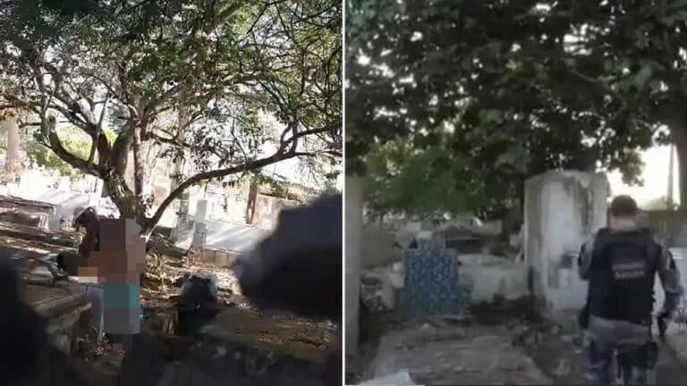 É falso: vídeo de casal mantendo relações sexuais em cemitério não é em João Pinheiro