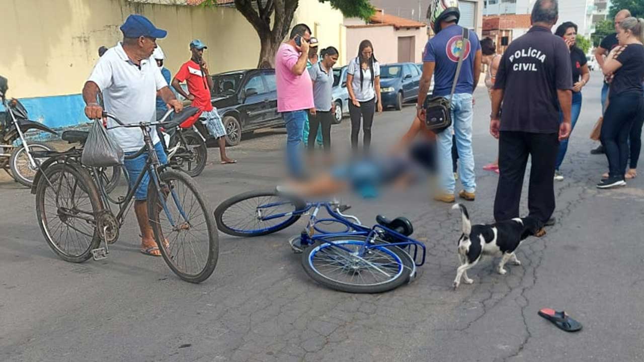Idoso é atropelado no Centro de João Pinheiro e motorista foge do local sem prestar socorro