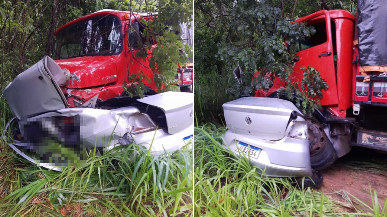 Motorista morre em gravíssimo acidente na BR-251 próximo ao Posto Rodobel, entre Unaí e Bonfinópolis de Minas