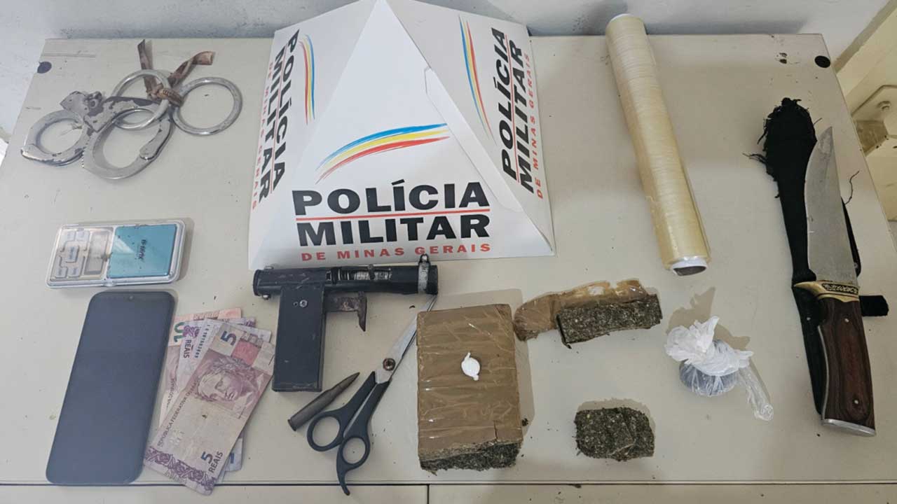 Adolescente e receptador são detidos após assalto no centro de João Pinheiro e troca de objetos por drogas
