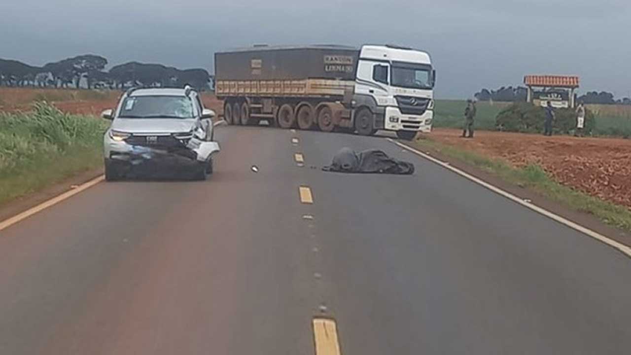 Homem de 34 anos morre atropelado ao tentar atravessar MG-410 em Presidente Olegário