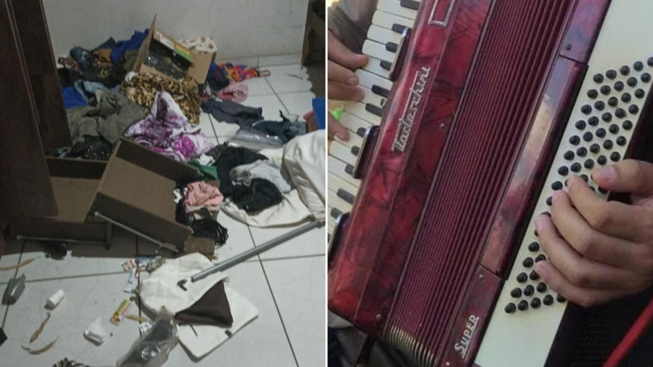 Casa é furtada por bandidos e Polícia consegue recuperar parte dos objetos em Brasilândia de Minas