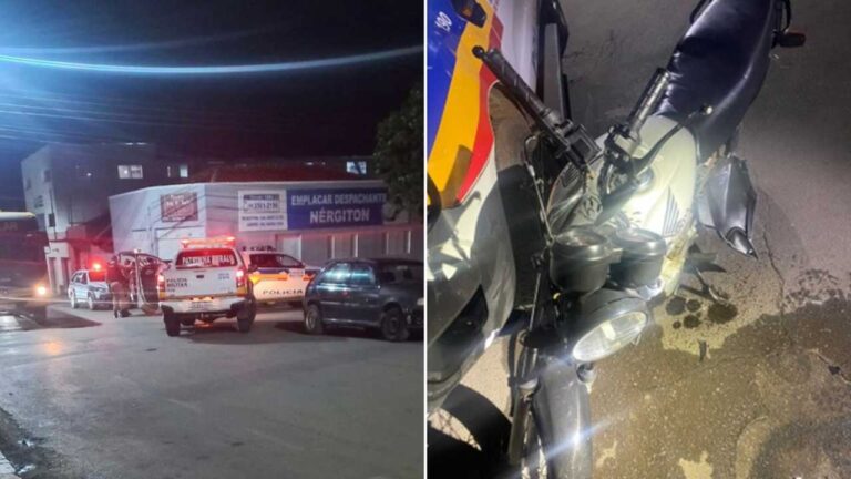 Adolescente de 17 anos tenta fugir da polícia, bate em duas viaturas e é apreendido em João Pinheiro