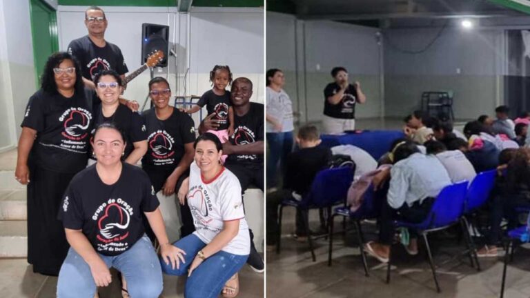 Escola Israel Pinheiro e Renovação Carismática se une em momento de louvor com jovens em João Pinheiro
