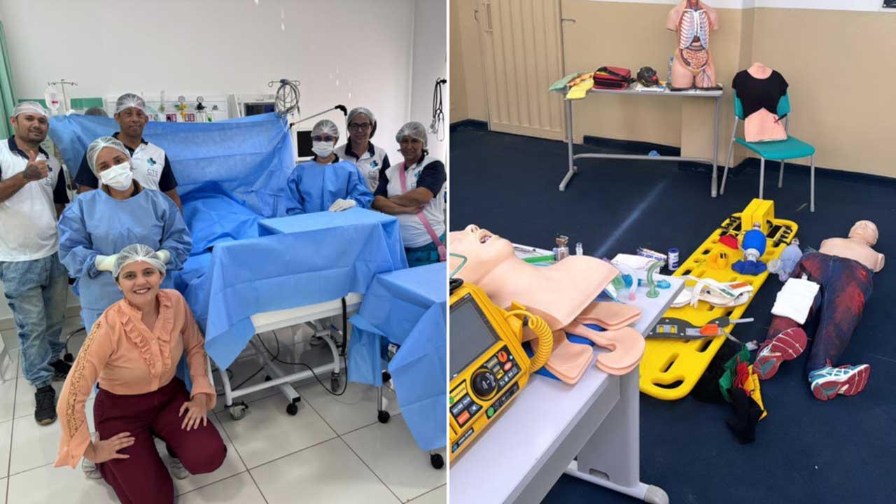 João Pinheiro recebe especializações em enfermagem com foco em instrumentação cirúrgica e urgência e emergência