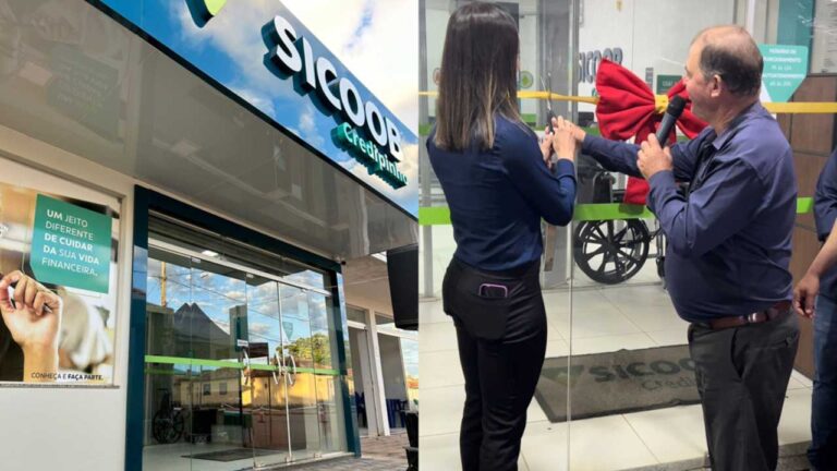 Sicoob Credipinho investe em melhorias e reinaugura agência em Cana Brava, distrito de João Pinheiro
