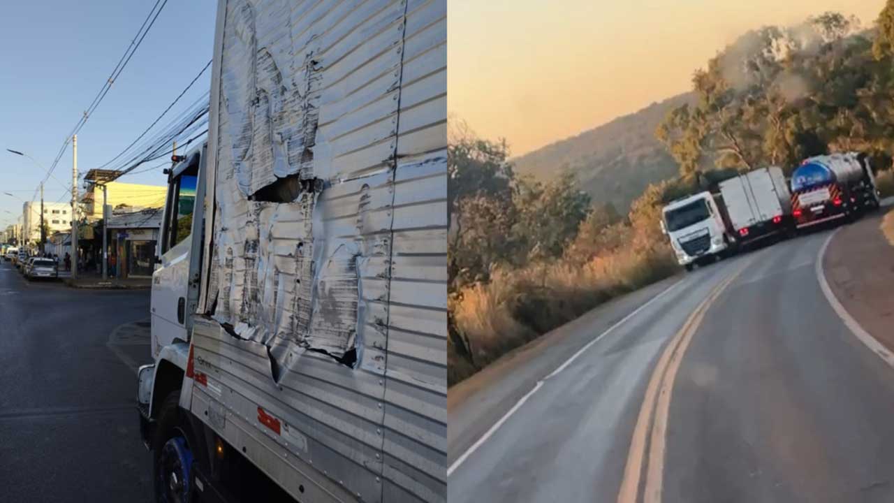 Caminhoneiro flagrado dirigindo pela contramão na BR-040 é preso em Paracatu completamente fora de si