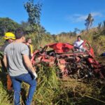 Ultrapassagem mal-sucedida deixa duas pessoas mortas e outras duas feridas na MG-354 em Presidente Olegário