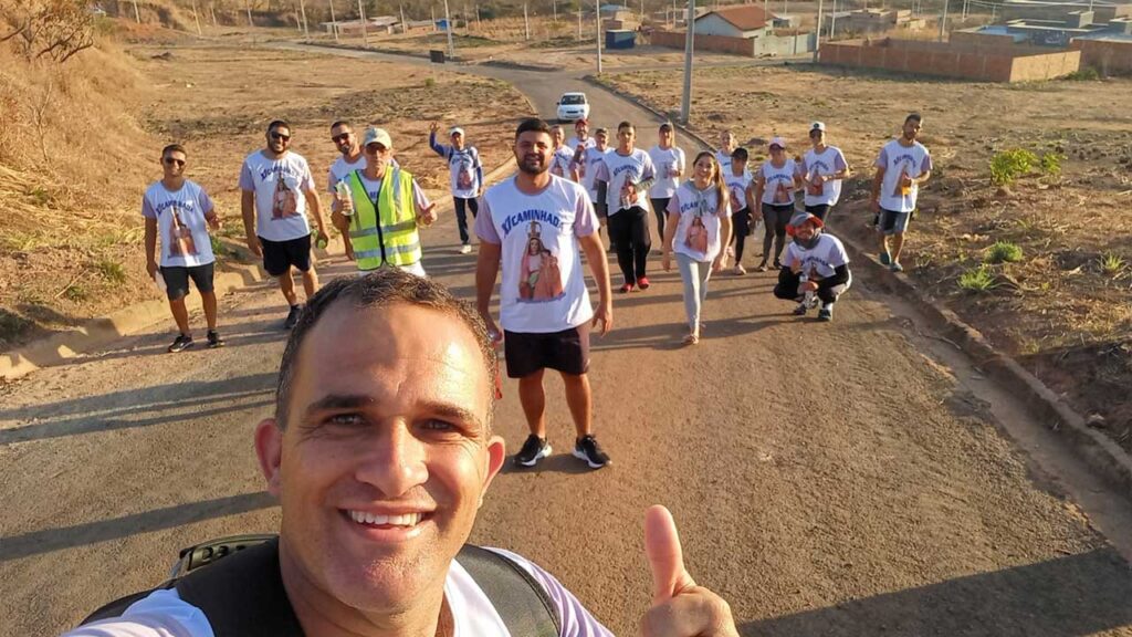 Devotos sairão a pé de João Pinheiro com destino ao santuário de Andrequicé em homenagem a Nossa Senhora da Abadia