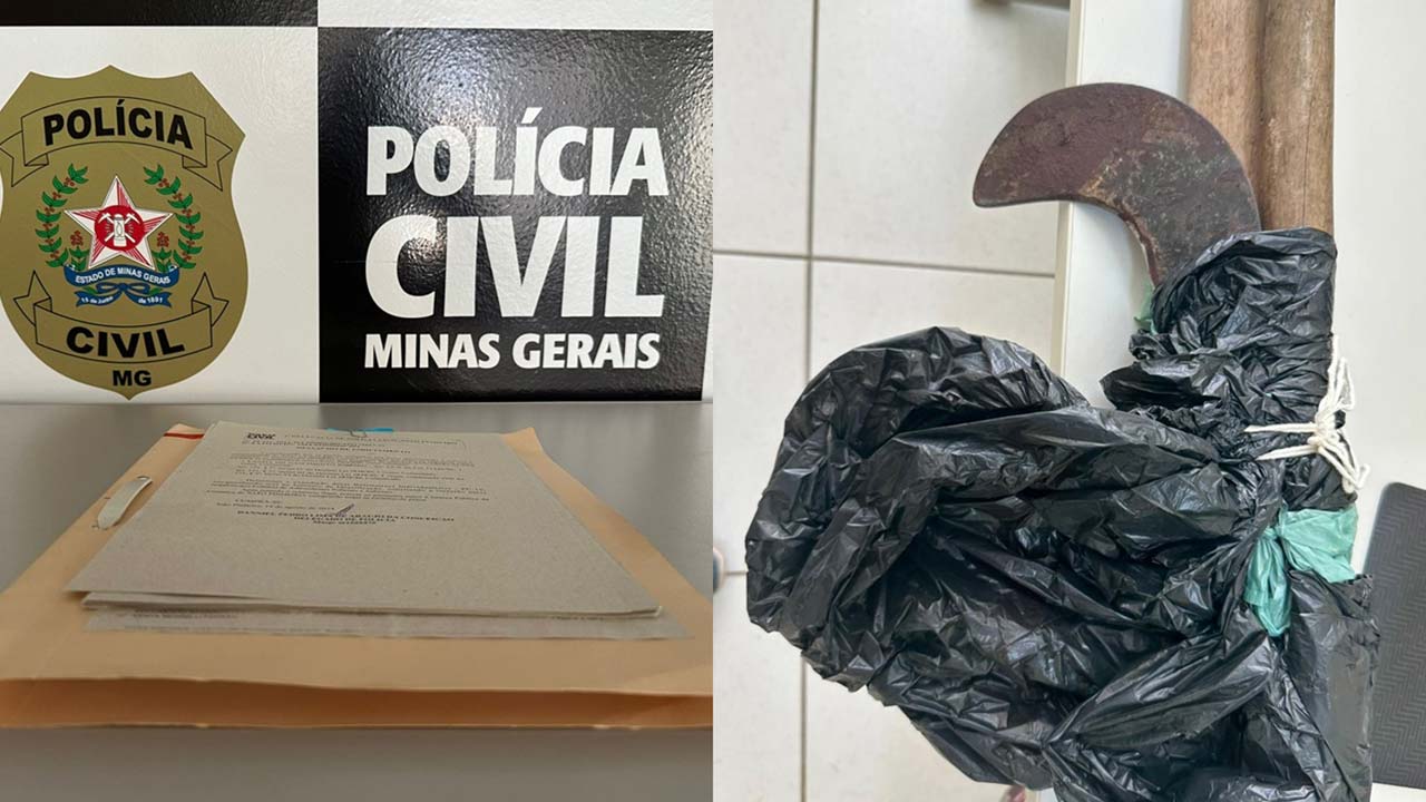 Homem que tentou matar ex-companheira e acabou ferido com golpes de foice é indiciado em João Pinheiro