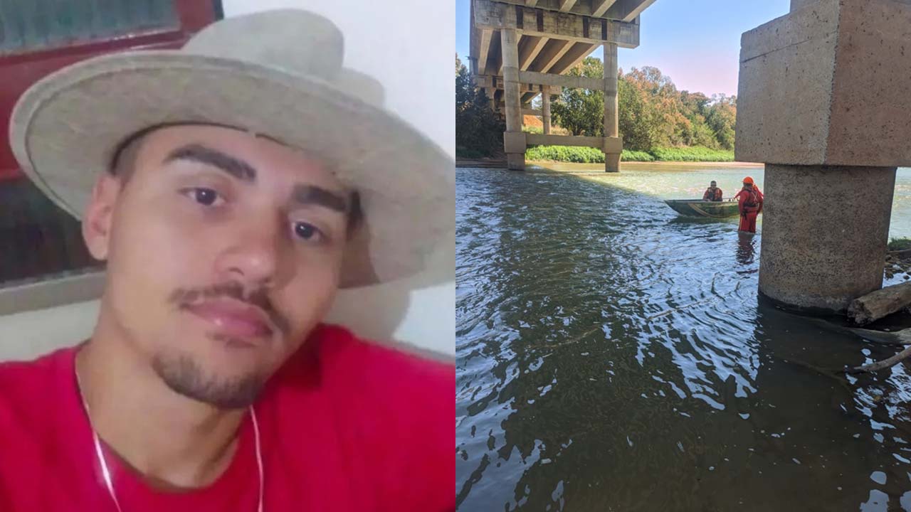 Corpo de jovem é encontrado após afogamento no Rio Paracatu, em Brasilândia de Minas