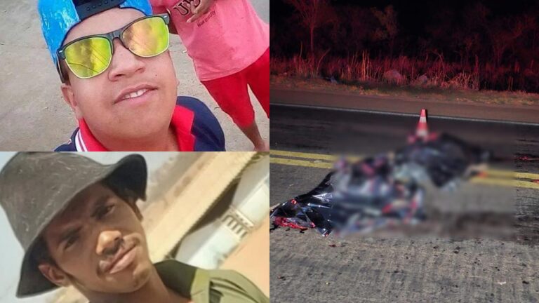 Dois jovens morrem na hora em grave acidente na BR-040 em João Pinheiro; amigos organizam vaquinha para funeral