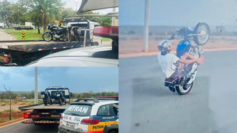 Polícia Militar apreende 5 motos e aplica 25 multas durante operação em João Pinheiro