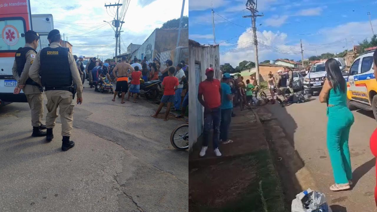 Motociclista embriagado fura blitz e colide com viatura durante fuga em João Pinheiro