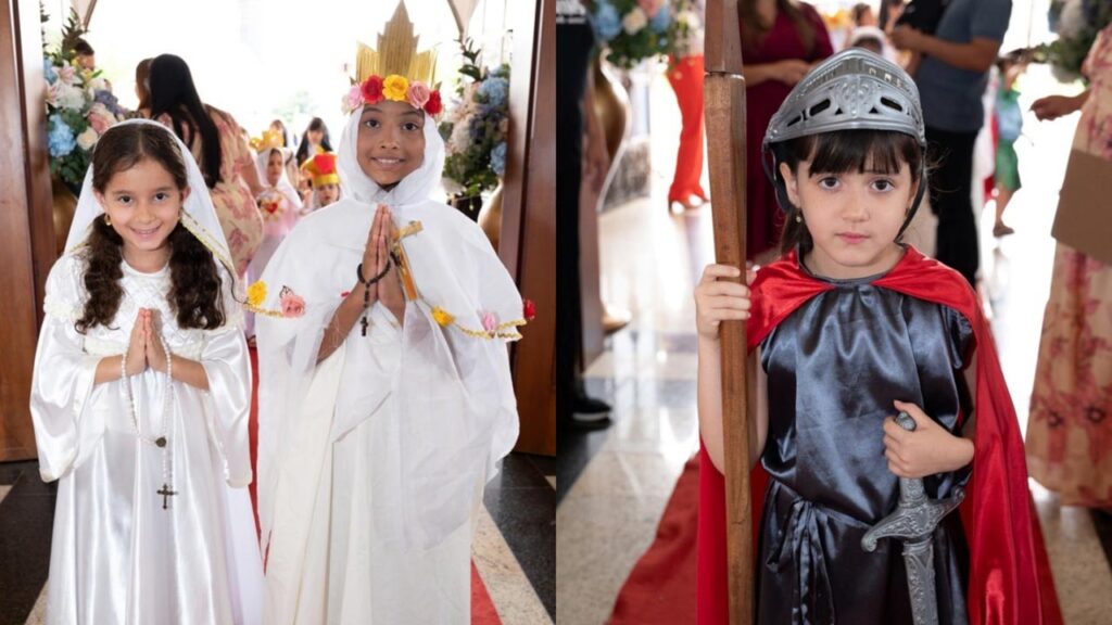 Holywins reúne crianças e famílias na Matriz Sant'Ana para celebrar Dia de Todos os Santos em João Pinheiro