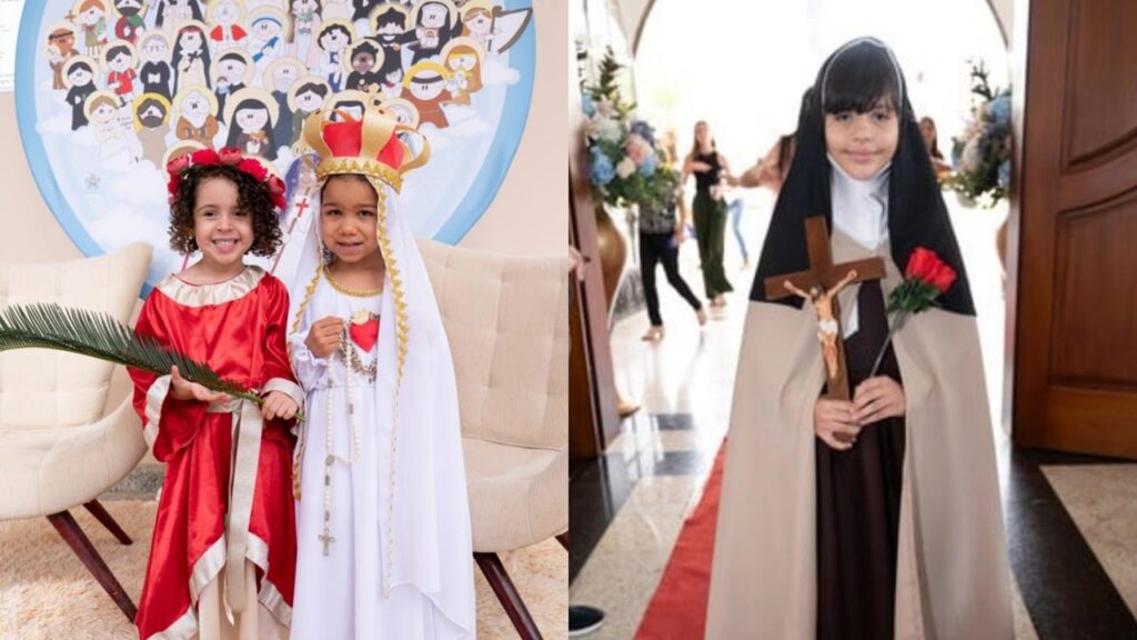 Holywins reúne crianças e famílias na Matriz Sant'Ana para celebrar Dia de Todos os Santos em João Pinheiro