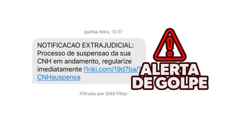 Mensagem de suspensão da CNH é golpe! Departamentos de Trânsito alertam motoristas