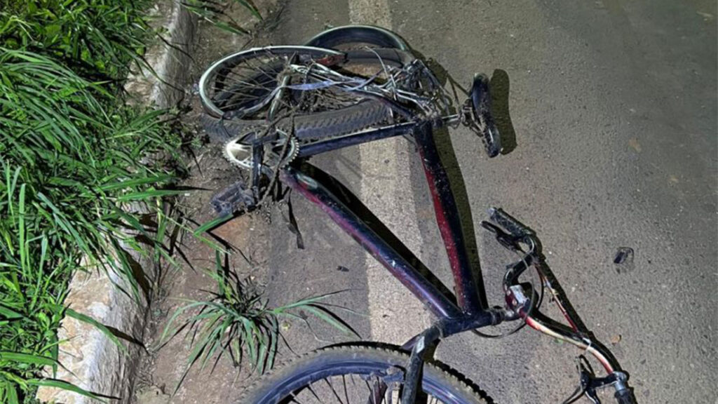 Motorista bêbado atropela e mata ciclista de 16 anos, foge e é preso em Brasilândia de Minas