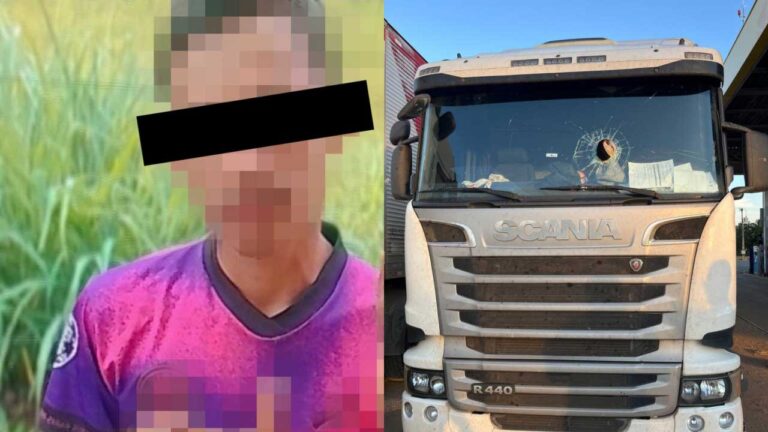 Suspeito de atirar pedras em várias carretas na BR-040 em João Pinheiro é preso e liberado após assinar TCO