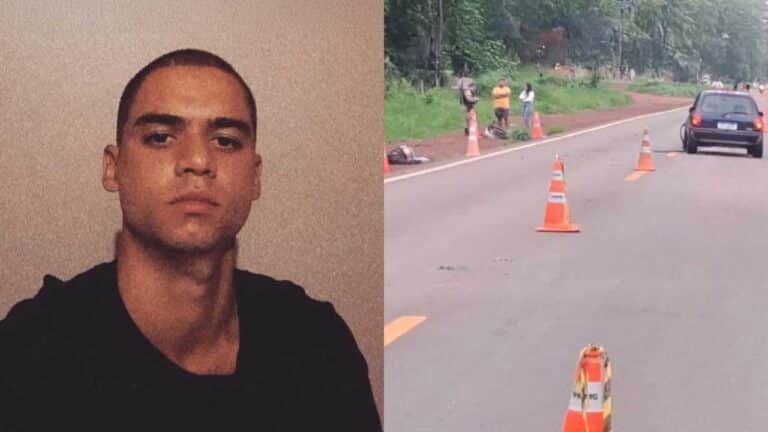Soldado do Exército morre em grave acidente envolvendo moto, carro e bicicleta na MG-181, em Riachinho