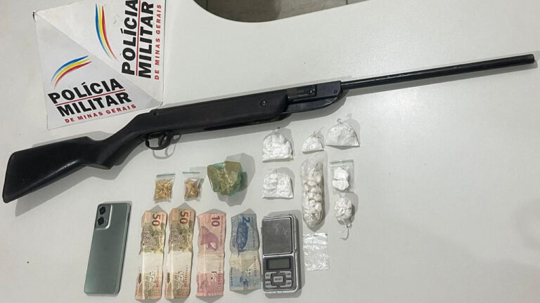 Após campana, polícia dá “bote” e apreende adolescente com drogas na garupa de moto-táxi em João Pinheiro