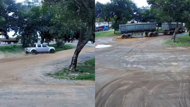 Motoristas cortam caminho para evitar quebra-molas e assustam moradores da Ruralminas em João Pinheiro