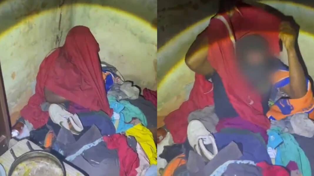 Tô invisível! Foragido tenta se camuflar no meio das roupas, mas acaba preso pela polícia em João Pinheiro