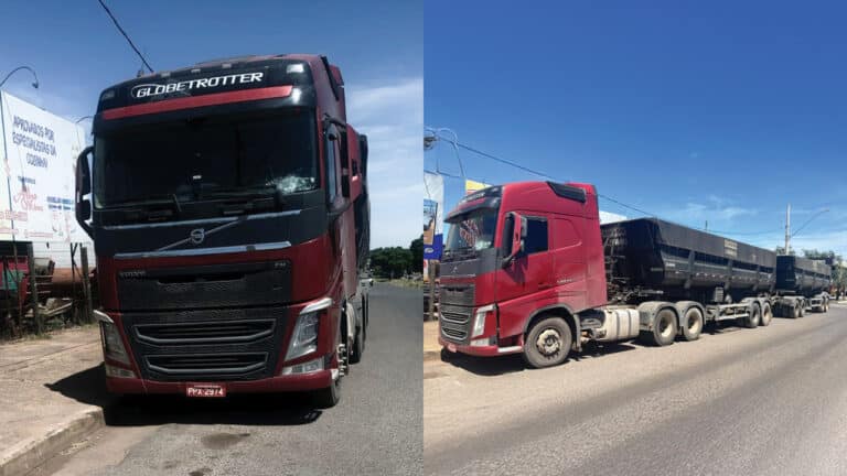 Motorista é preso dirigindo carreta sob efeito de rebite em João Pinheiro; veículo foi apreendido pela Polícia Militar