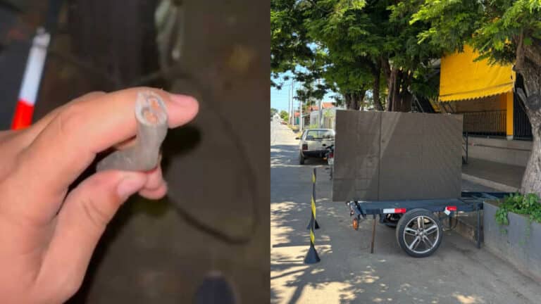 Ladrão furta 180 metros de fiação de painel publicitário em João Pinheiro e causa prejuízo de R$ 3.500,00