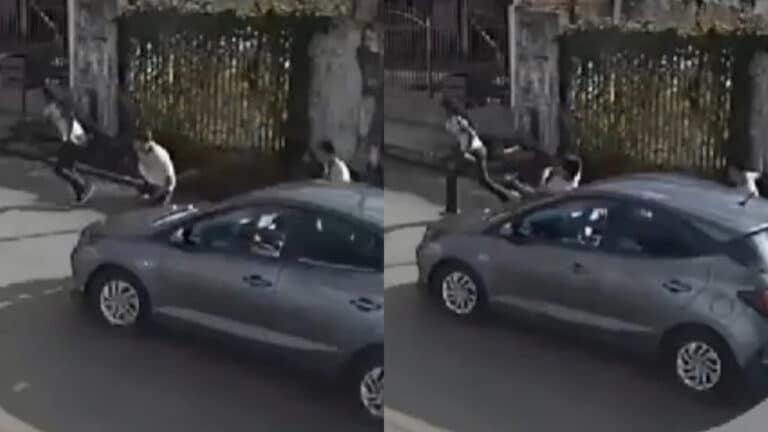 GRAVE: Adolescente é atropelada em frente à Escola Capitão Speridião em João Pinheiro; veja o vídeo
