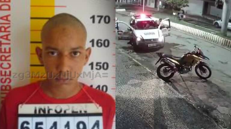 Foragido desaparece com moto emprestada pelo cunhado, tenta despistar a Polícia mas acaba preso em João Pinheiro